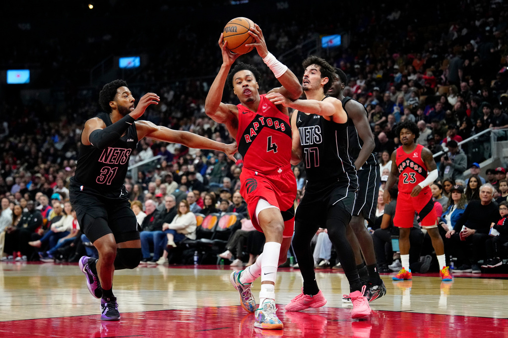 Barnes has third triple-double of season as Raptors rout Nets 136-101 ...