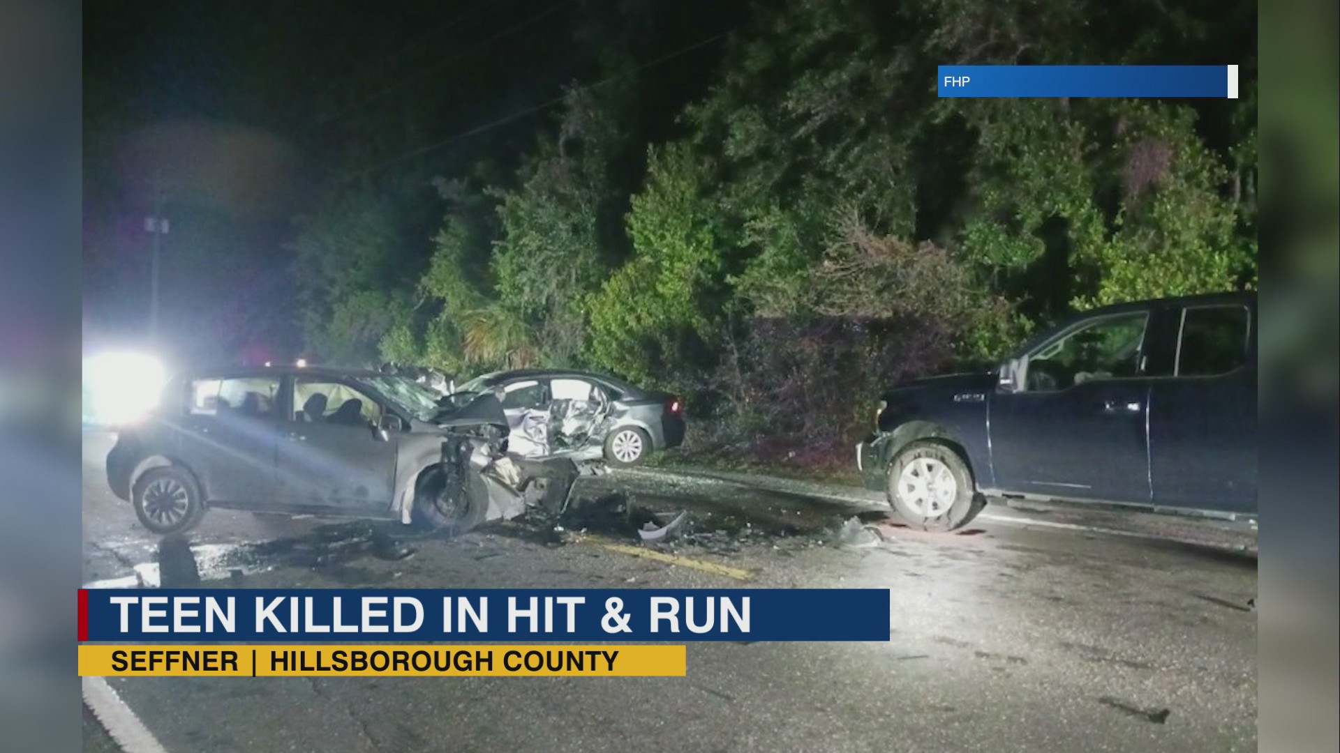 Teen driver killed in Seffner after being hit, FHP searching for driver