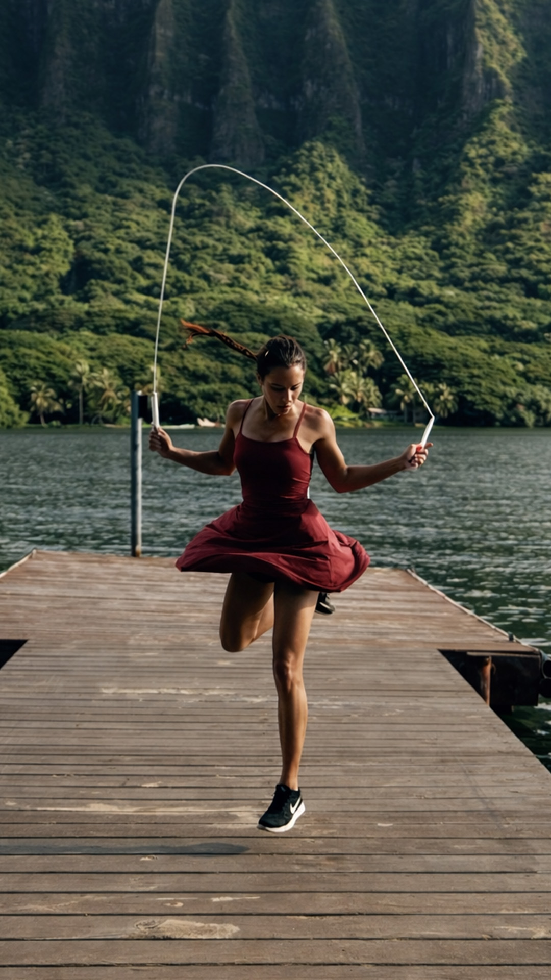 Why this jump rope shot looks smooth on camera
