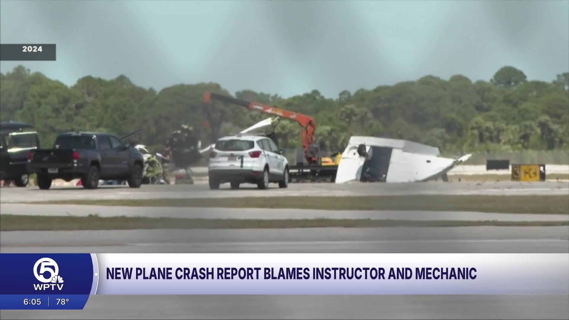 NTSB reports blames instructor, mechanic in 2024 fatal plane crash