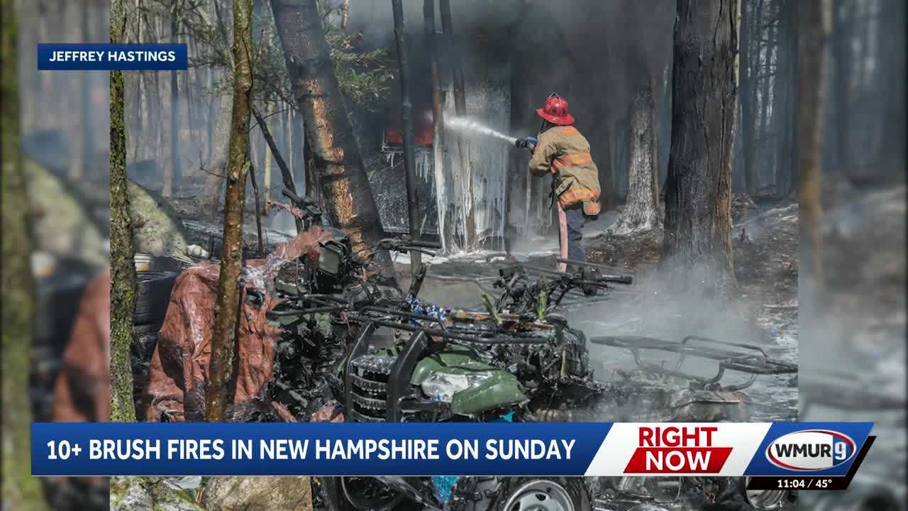 Fire officials warn of uptick in brush fires across New Hampshire