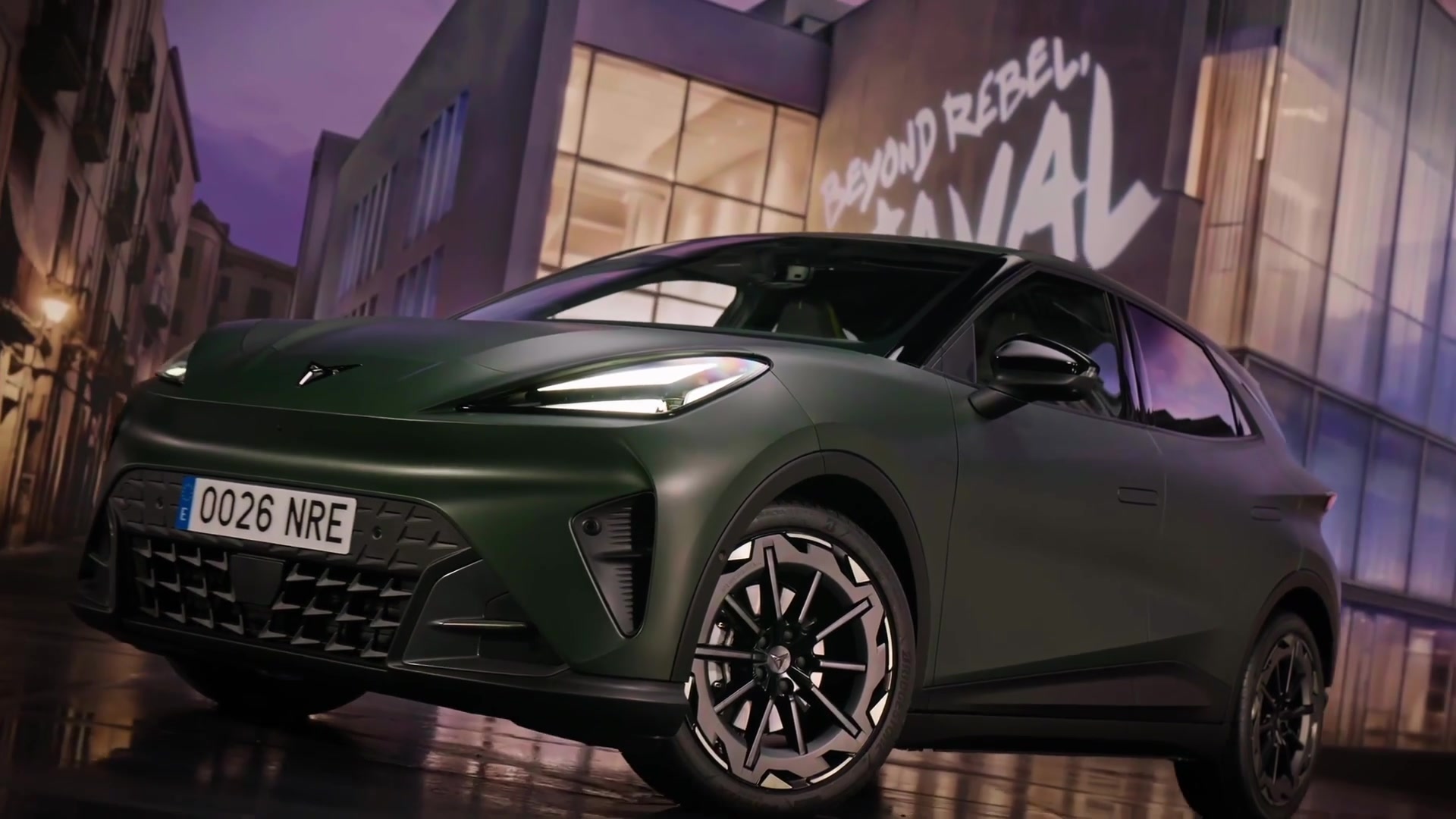 CUPRA Raval in manganese matt exterior design