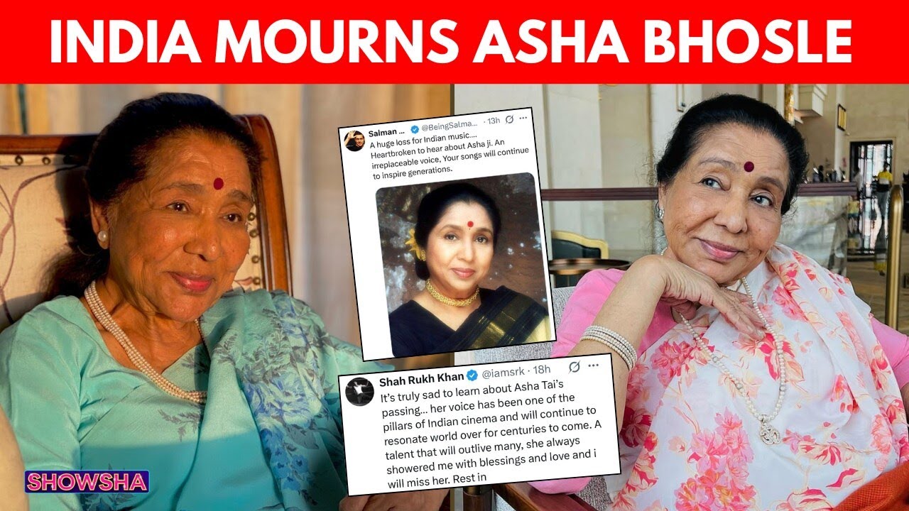 Asha Bhosle last rites: Doctor reveals cause of death; Salman Khan, SRK ...