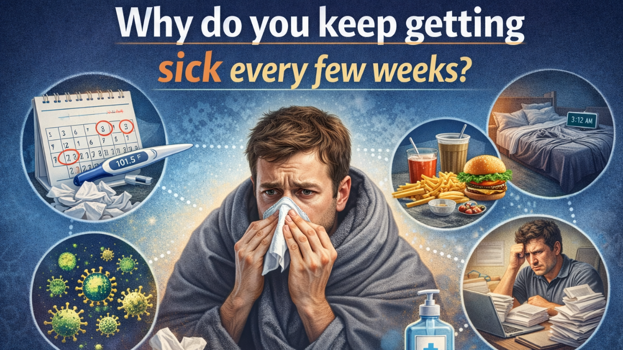 Why do you keep getting sick every few weeks?