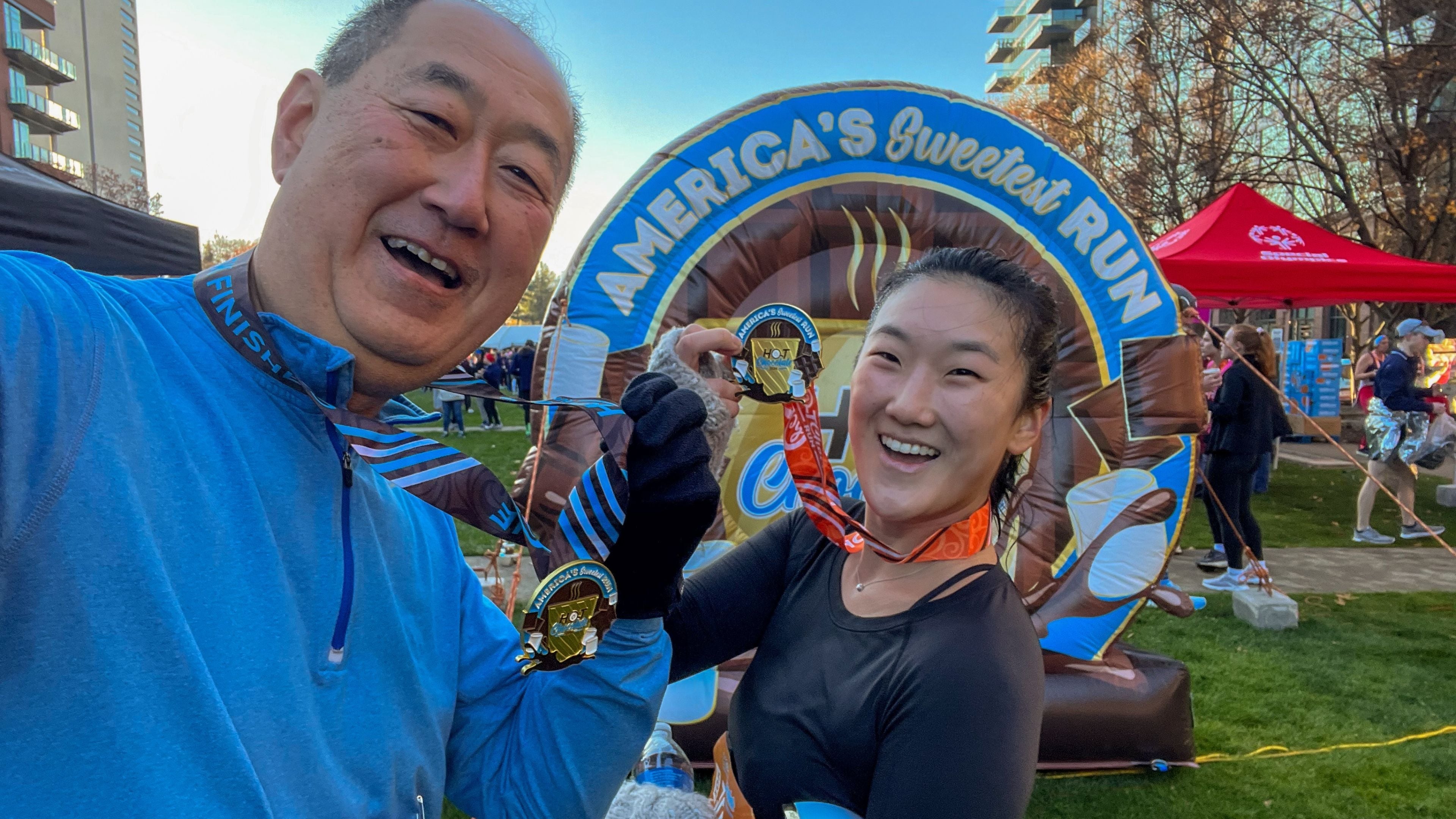 Un père fait le buzz pour son soutien à sa fille dans sa préparation au ...