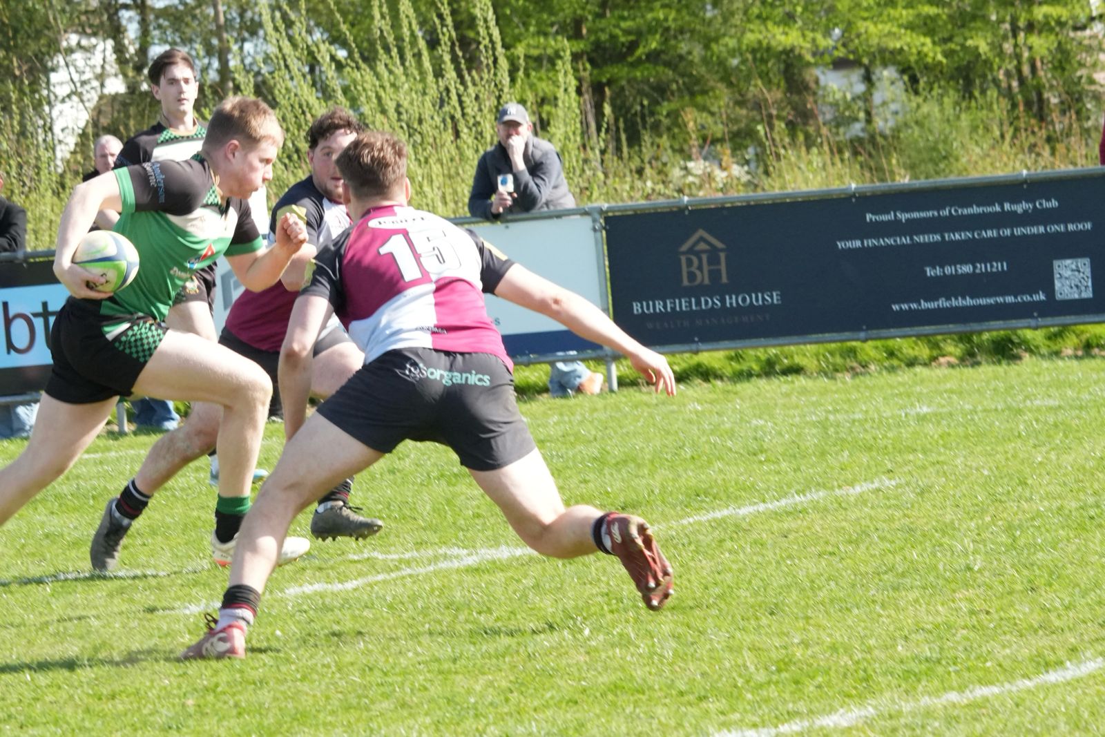 Kicking the difference for both Heathfield teams