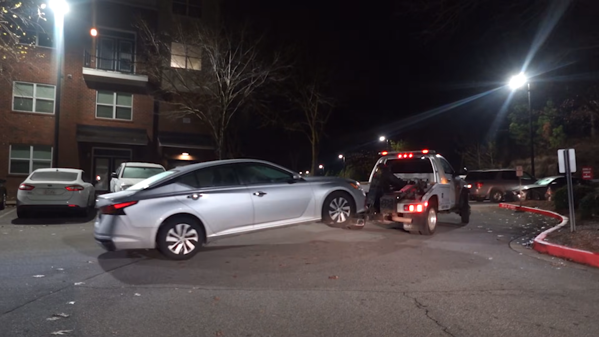 That's my car! – But it was already getting towed