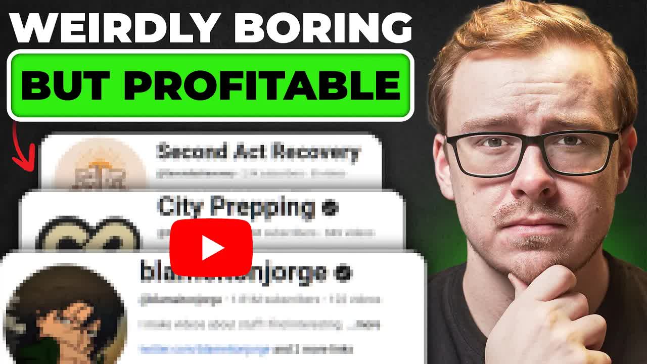 6 weird + boring YouTube channel ideas that work ridiculously well