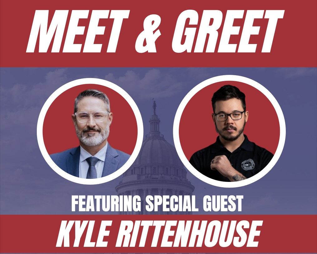 Sen. Dusty Deevers holds rally in Duncan with Kyle Rittenhouse