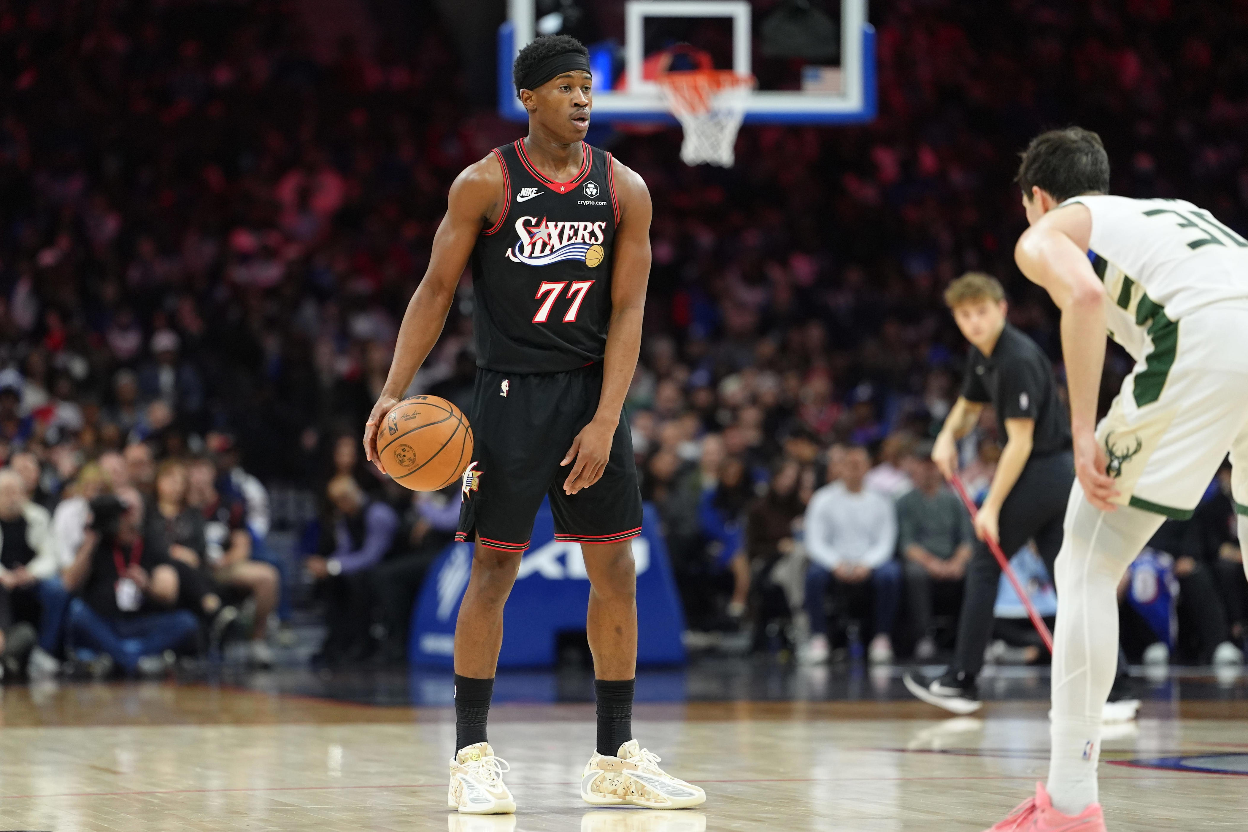 Sixers' VJ Edgecombe talks rookie wall, upcoming first postseason game
