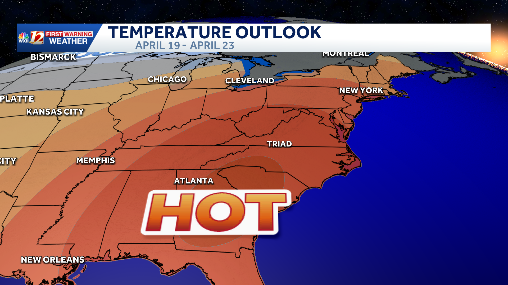 Spring heat wave coming in North Carolina this week | Rain chances ...