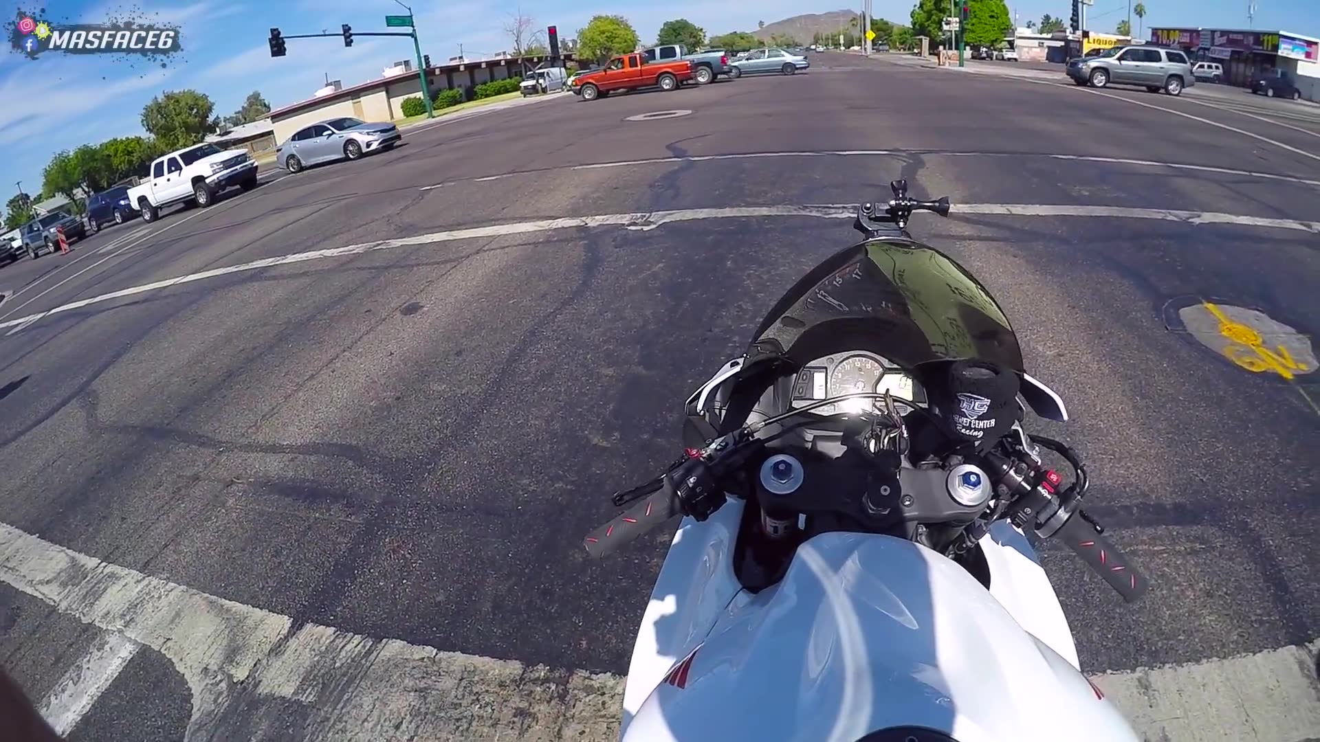 We became painters for a day! Caught on camera during motorcycle adventure