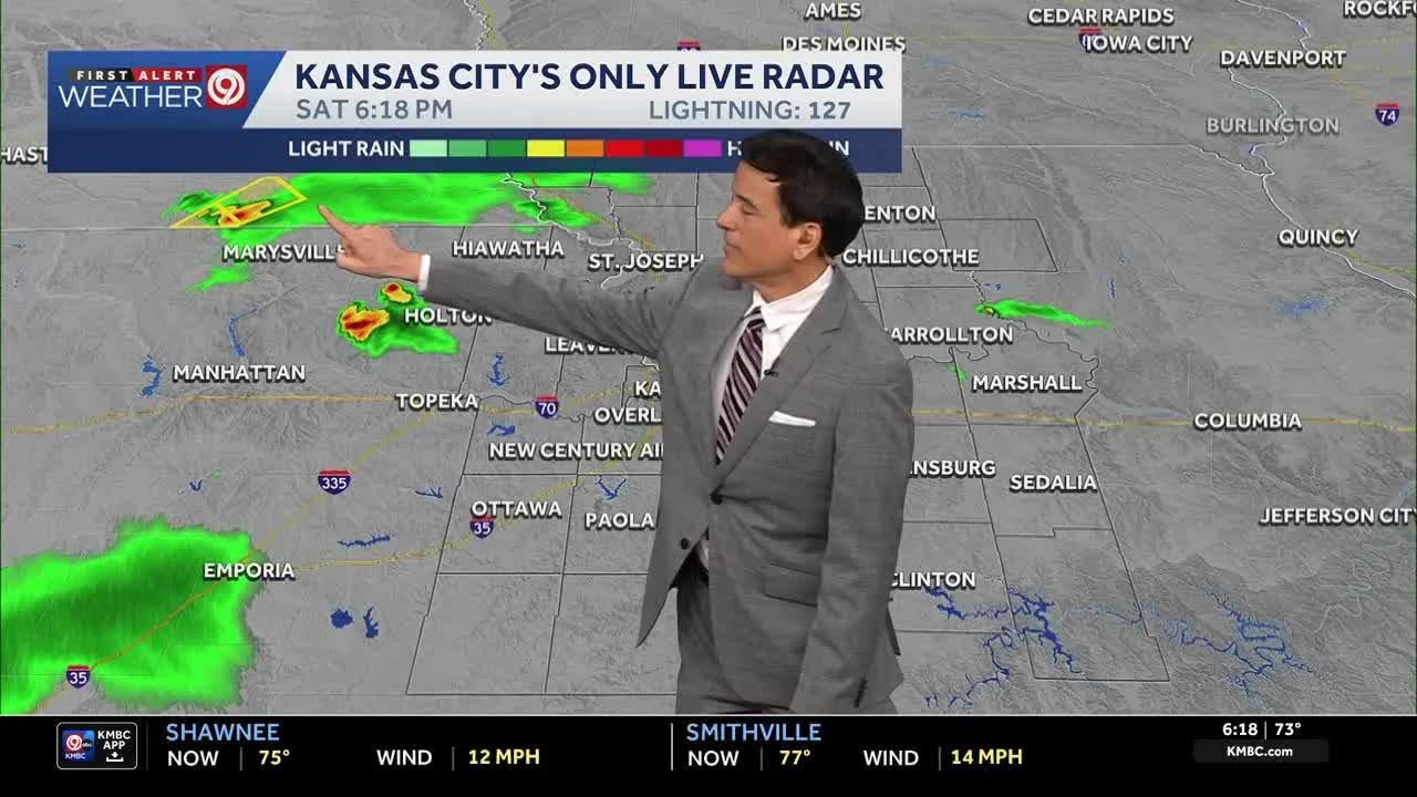 Kansas City weather forecast - Rain and storms ahead