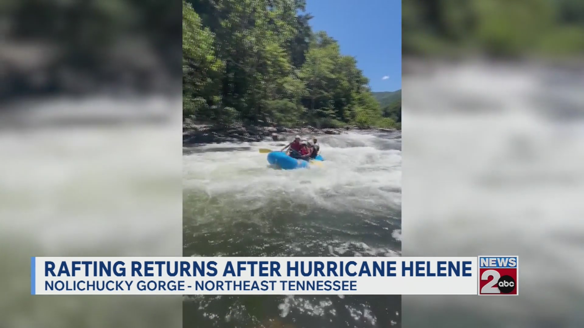 Rafting returns in East TN after Hurricane Helene