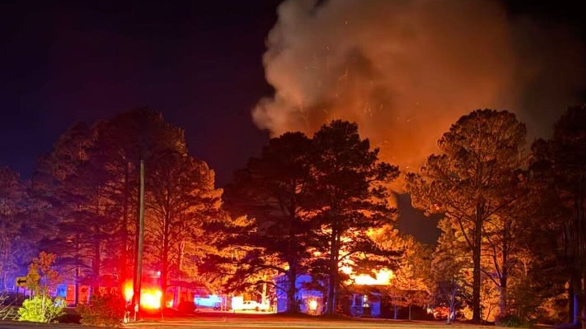 Highway 210 reopened following overnight fire in Rocky Point