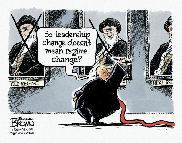 Editorial: Political cartoons from Jonathan Brown