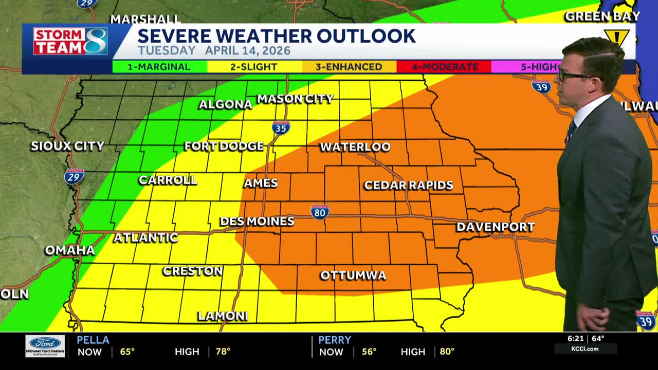 Iowa weather: Tracking strong storm chances this week