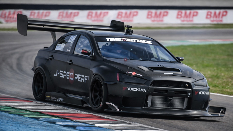 How loud is the EVO X time attack engine at full boost?