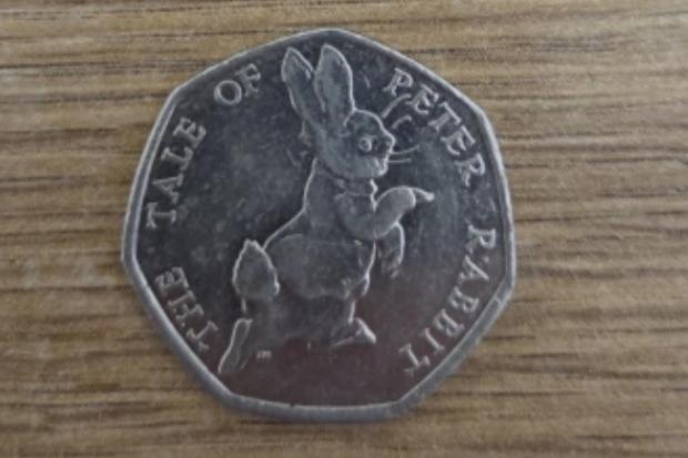 Peter Rabbit 50p coin listed on eBay for eye-watering sum