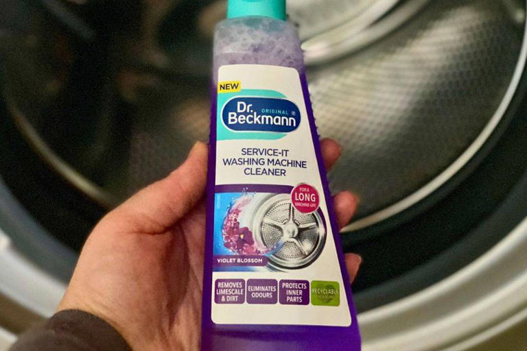 I used Dettol and Dr. Beckmann on my dirty washing machine – one ...