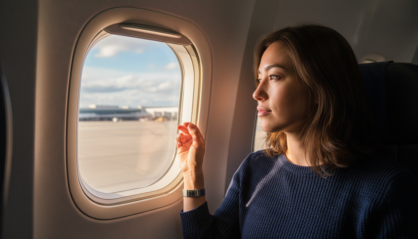 The secret behind your plane window: Why shades must be up for takeoff ...