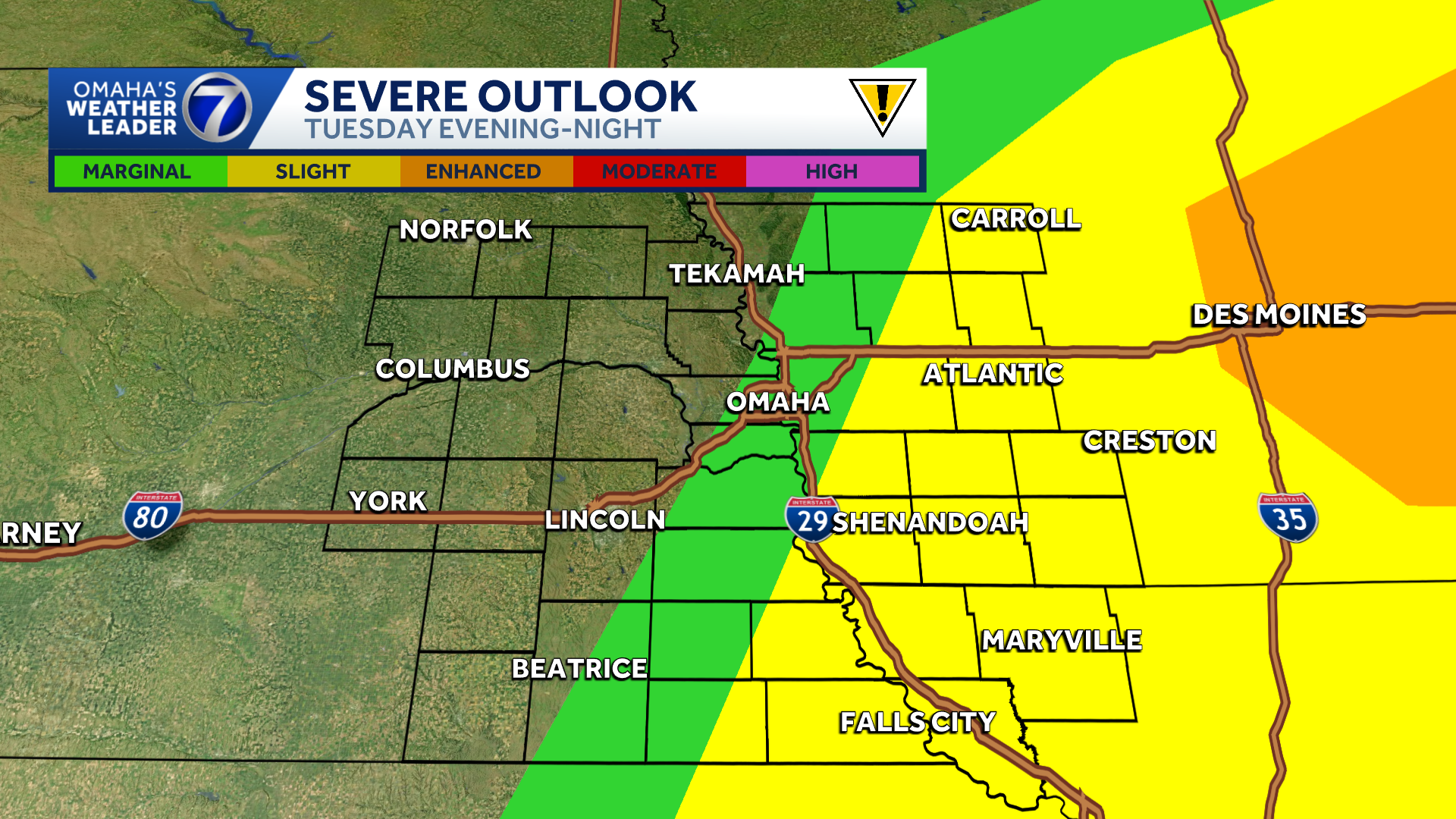 Couple chances for strong storms this week in Omaha area