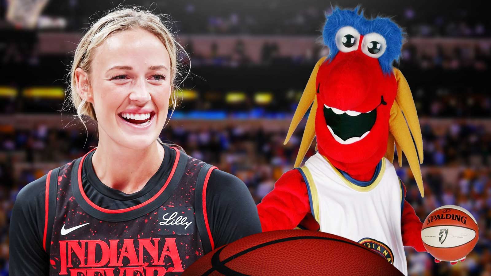 Fever mascot reacts to 'pal' Sophie Cunningham re-signing