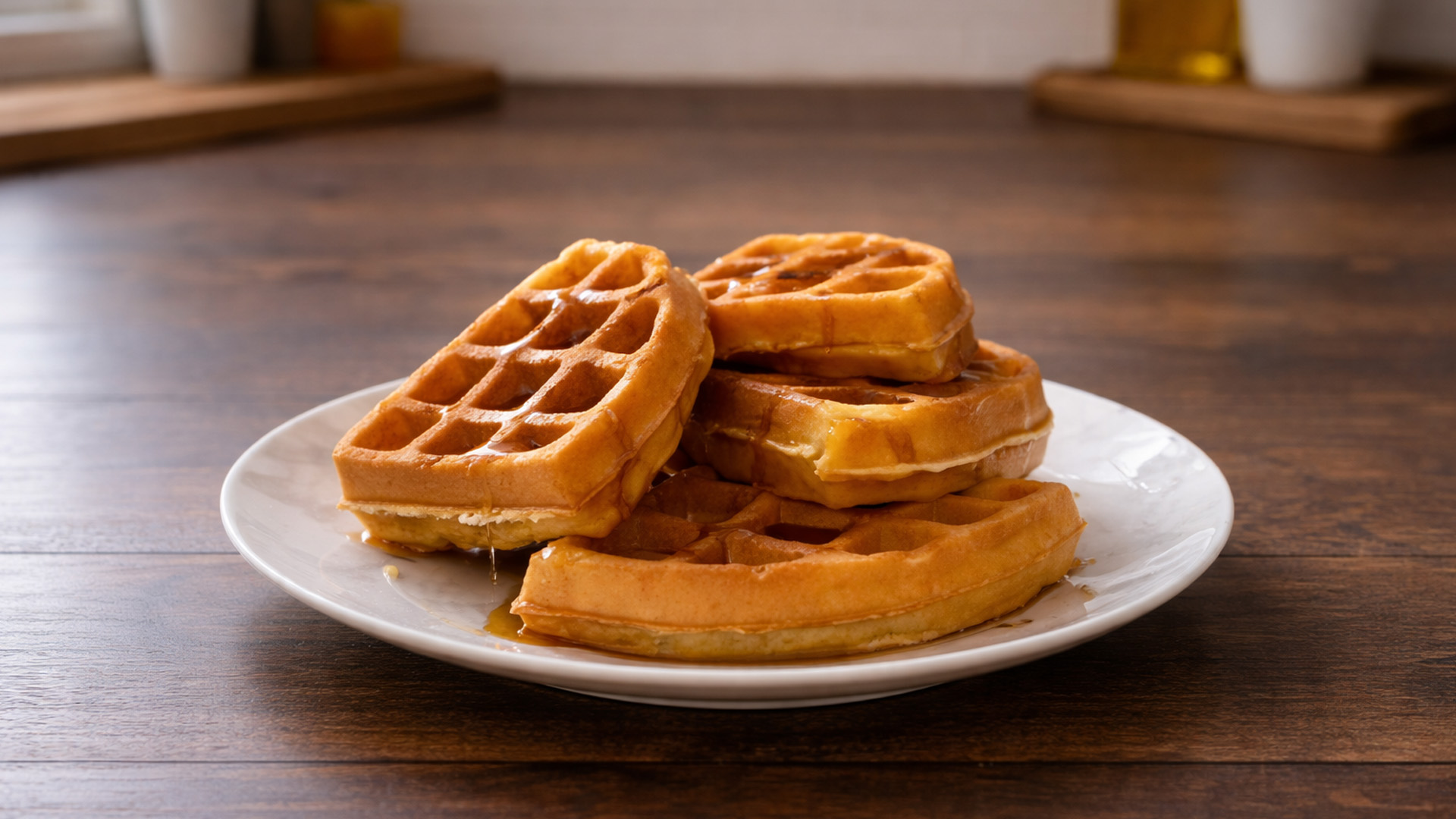 How to make fluffy golden waffles