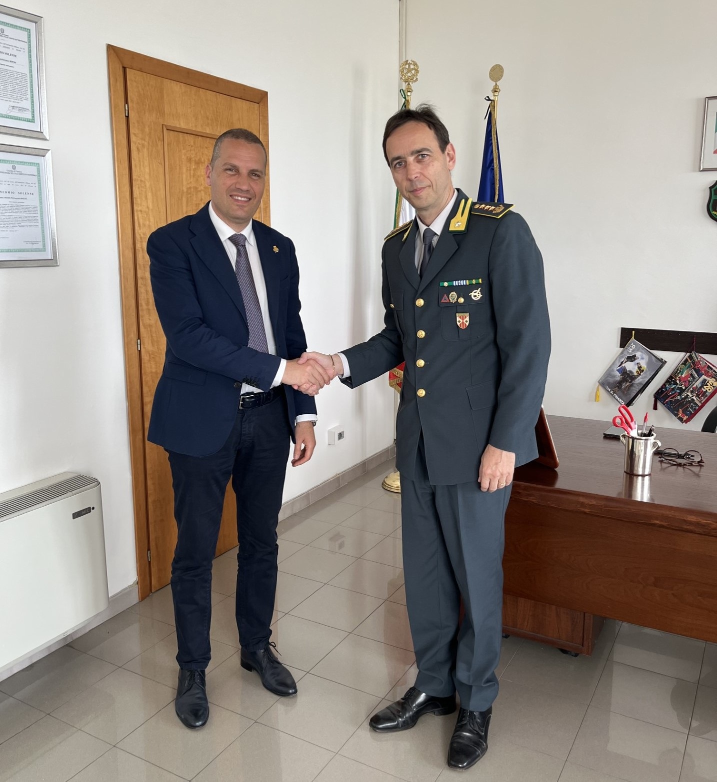 Ammirati incontra Bertini: Focus sulla Sicurezza a Crotone - finanza news from Gazzetta del Sud - Catanzaro