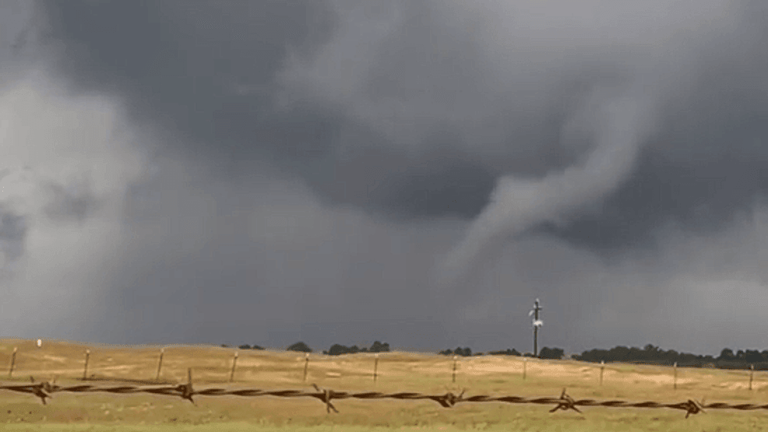 Tornado touchdown near Vina, California, with no damage reported