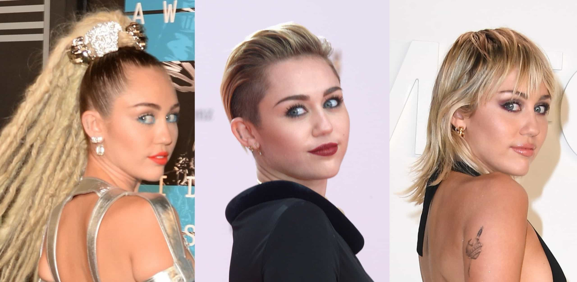 The ever-changing hairstyles of Miley Cyrus