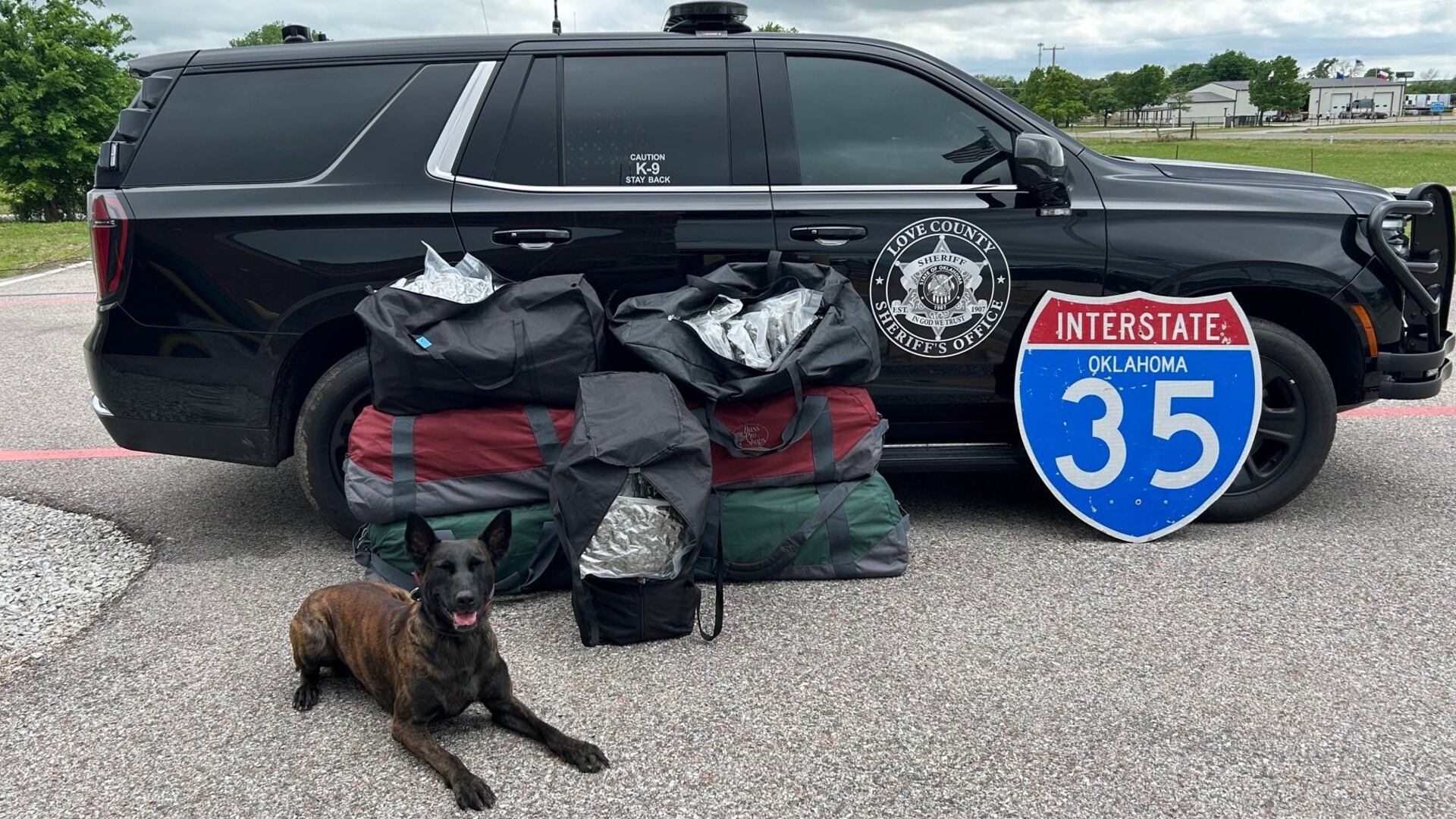 Love County deputies and K-9 seize 600+ pounds of marijuana in one month