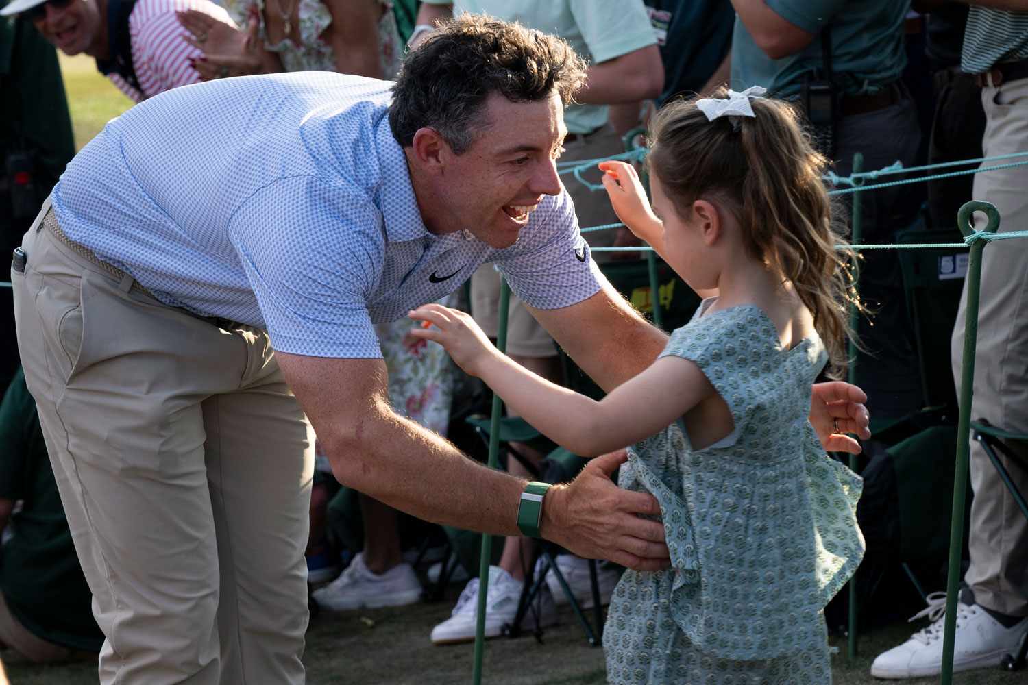 Rory McIlroy's daughter Poppy, 5, has hilarious reaction after her dad ...