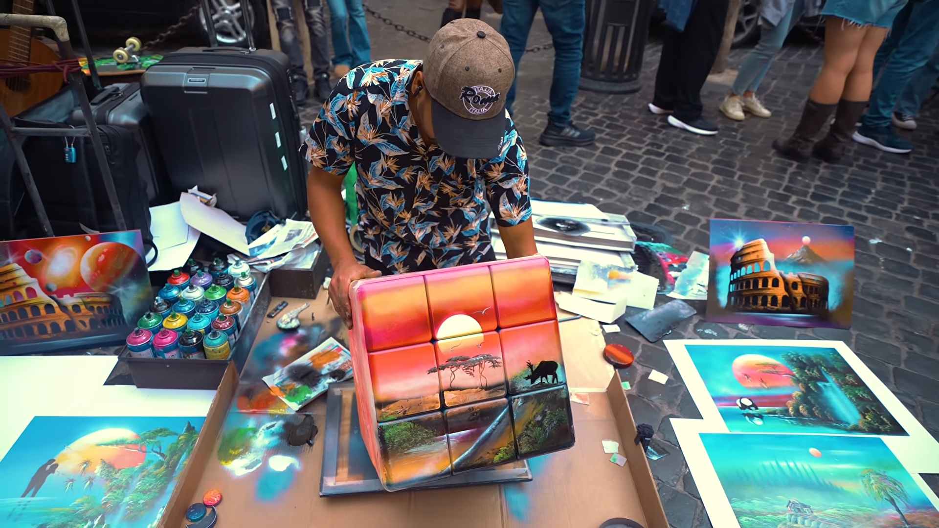 I let a street artist upgrade my Rubik’s Cube… I wasn’t ready for this