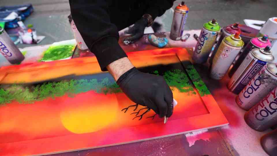 I paid €1,000 to let a street artist upgrade gallery art… the result ...