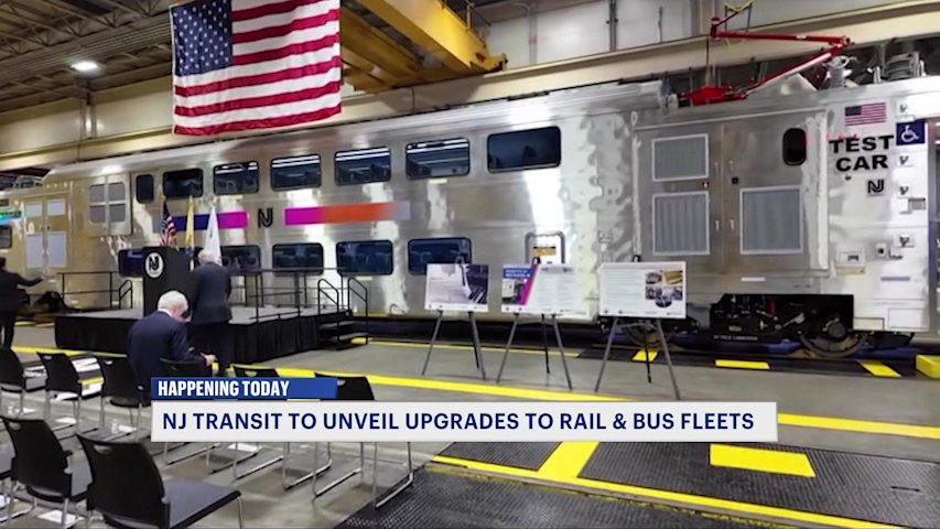 NJ Transit showcases brand-new fleet upgrades, modernization plan