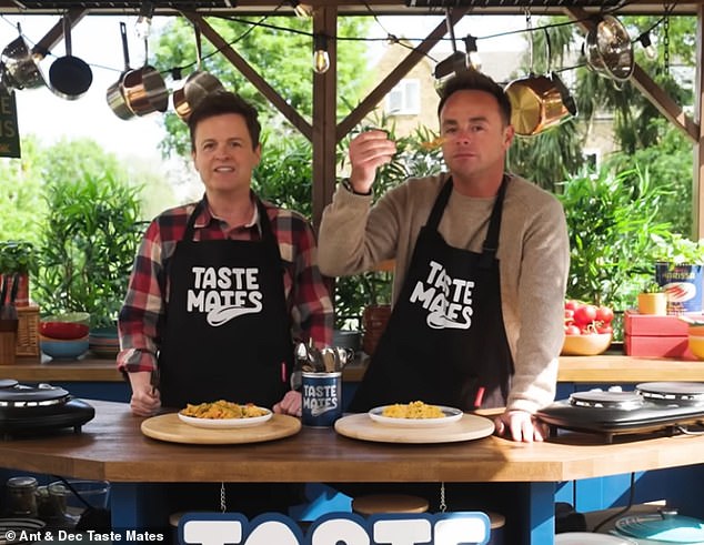 Young Ant McPartlin demonstrates how to make 'Sweet Fried Eggs' in 1988 ...