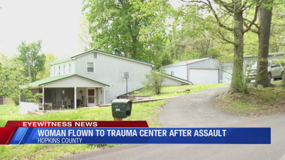 Woman flown to trauma center after assault