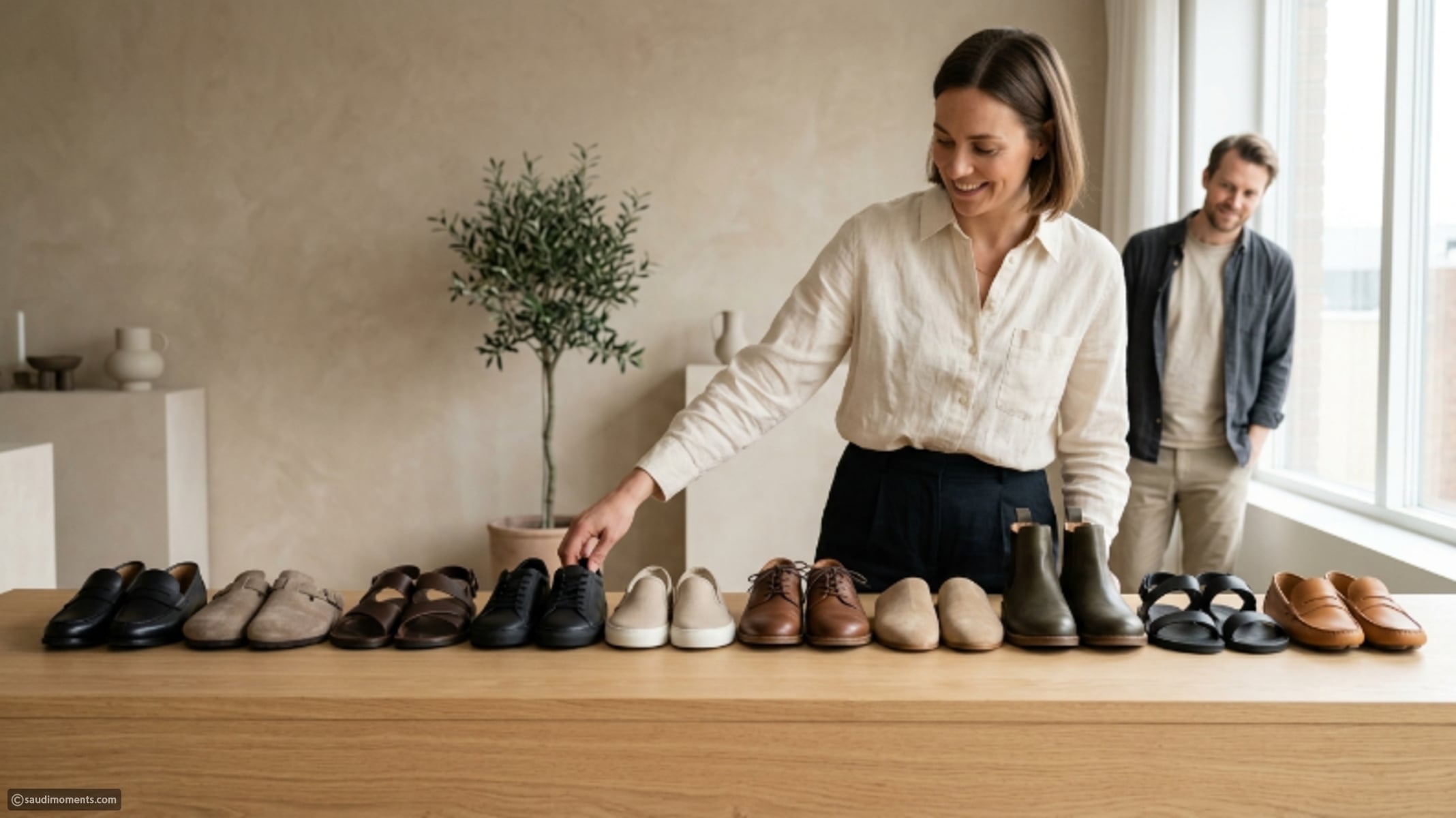 Minimal elegant footwear replaces chunky sneakers