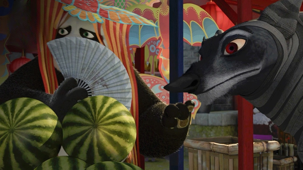 Po enters stealth mode | Kung Fu Panda 2