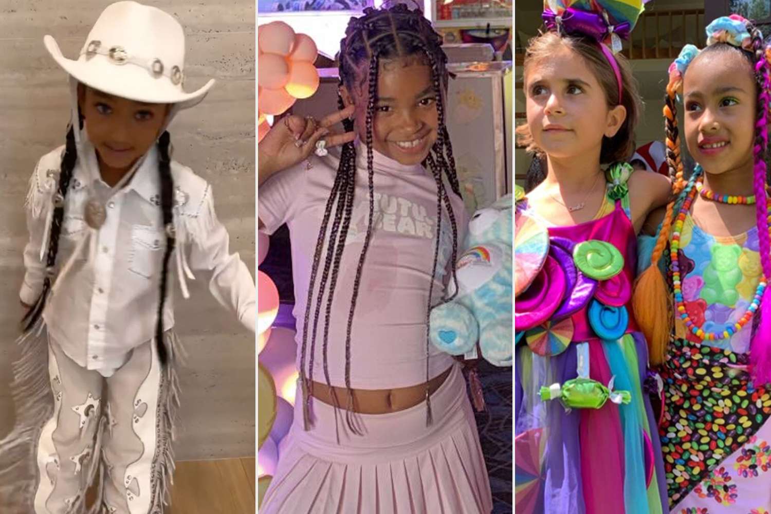 From True Thompson's Care Bears bash to North's creepy makeup party, see the Kardashian kids' best birthday party themes