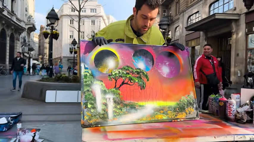 He let random people spray paint it… then this happened