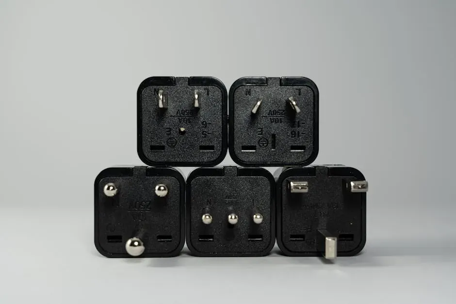 Adaptateur Voyage Universel Q2 Power USA Vers Europe - Prise Terre, Kid Safe, 100V-1600W / 250V-4000W