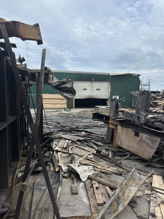 Multiple departments respond to massive fire at Wayne County lumber ...