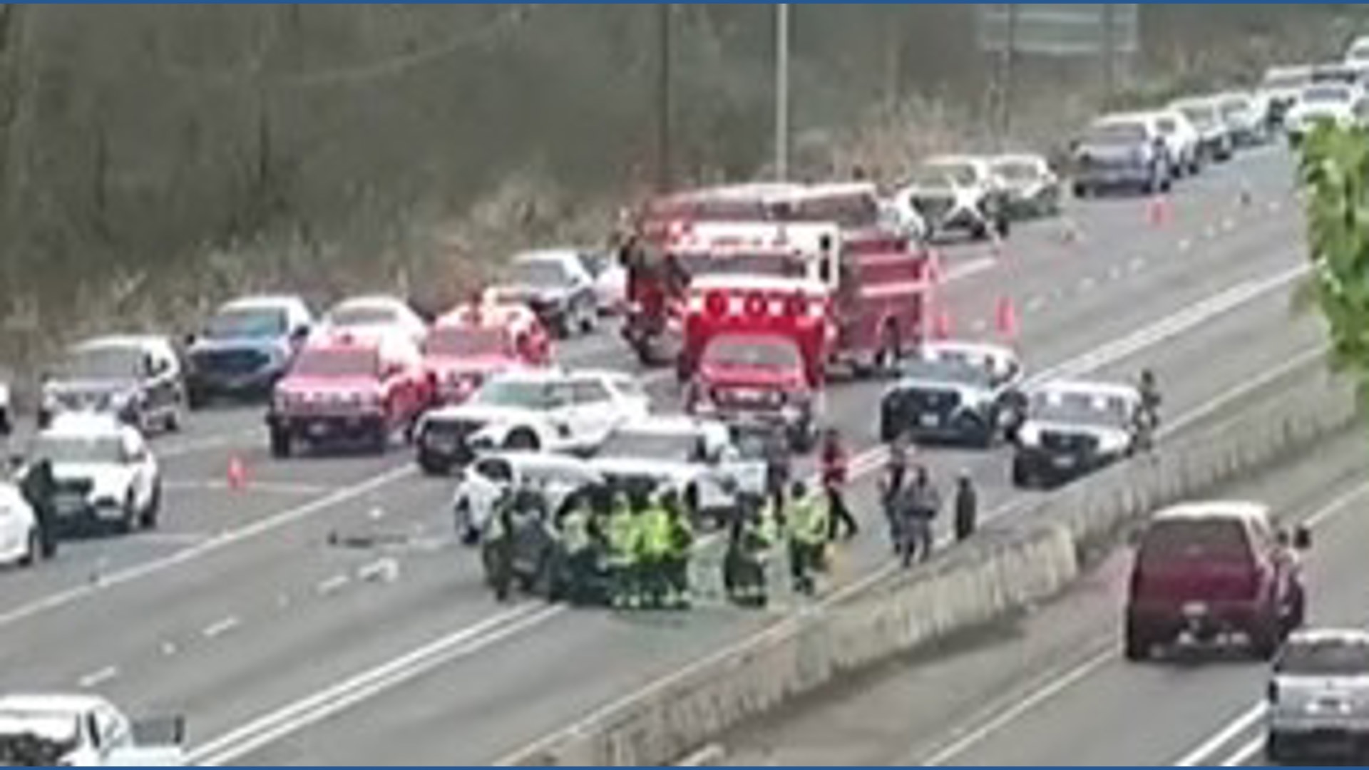 Hit-and-run driver flees scene after 5-car crash in Kent