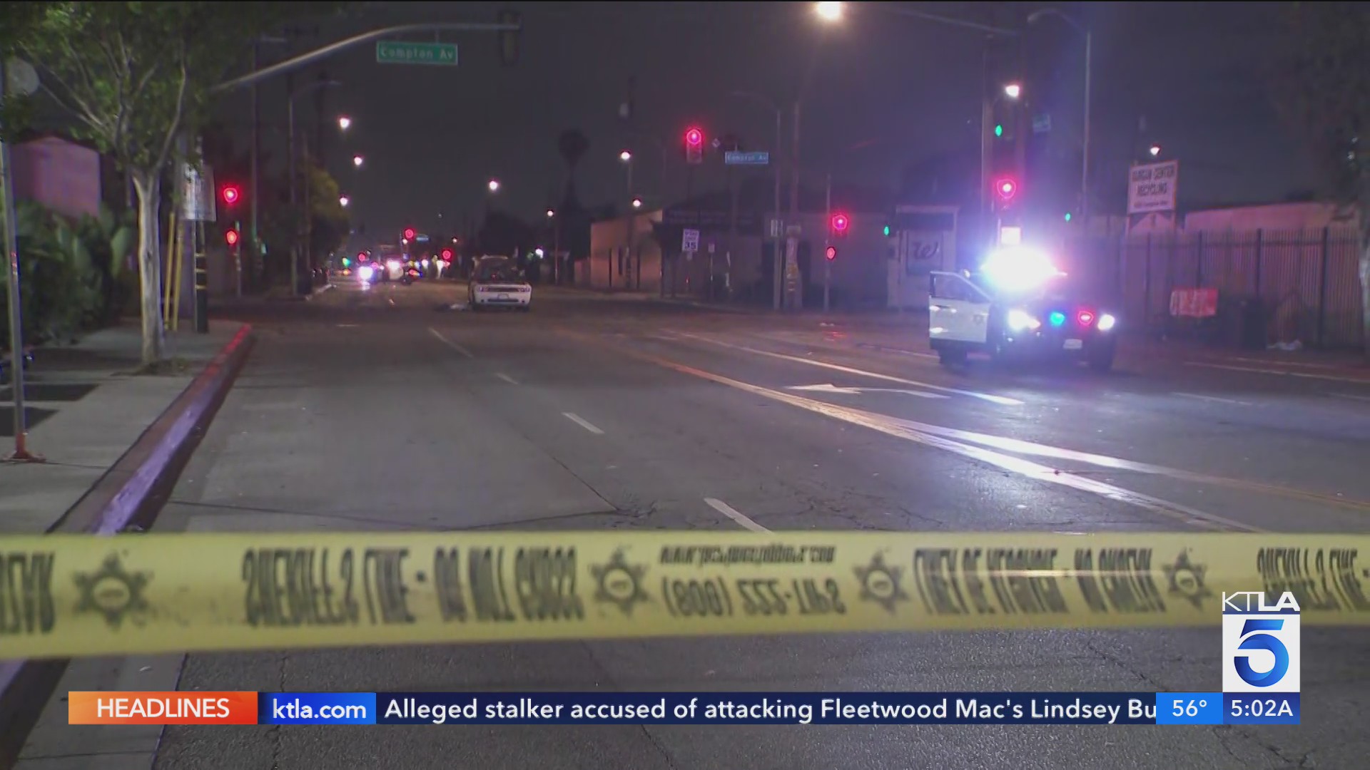 Another LA area street takeover shooting leaves 1 wounded