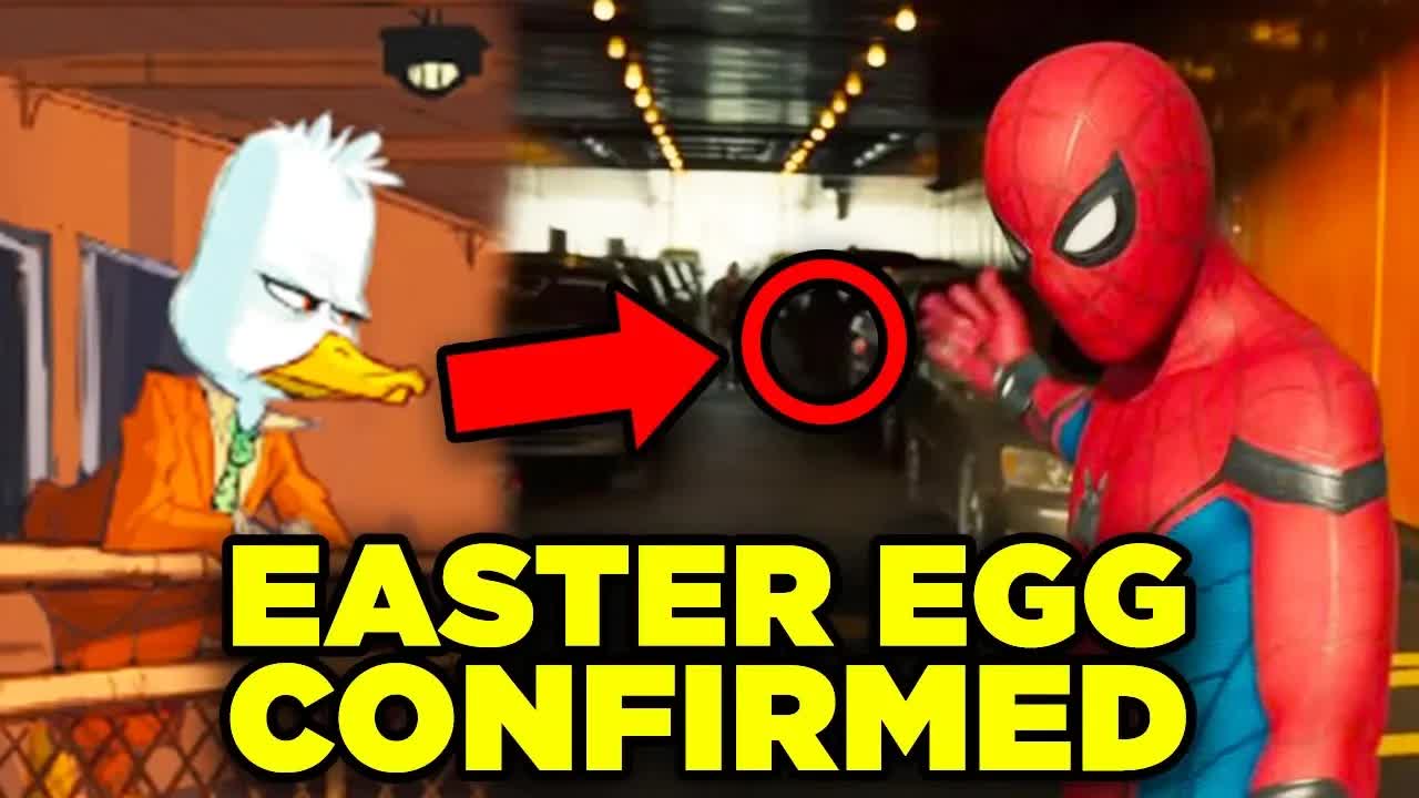 Spider-Man Easter egg confirmed! Part 2 Howard the Duck Homecoming rewatch!