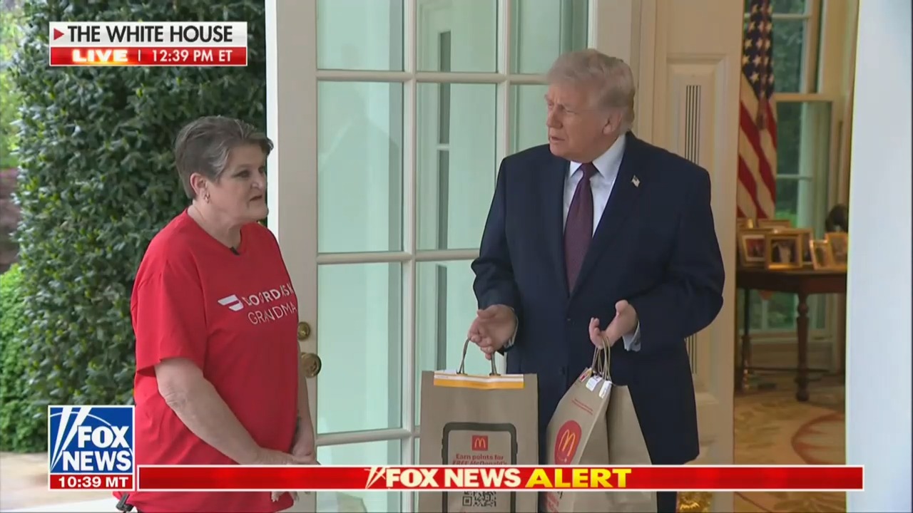 Watch: Fox News hosts fawn over Trump getting McDonald’s Doordashed to ...