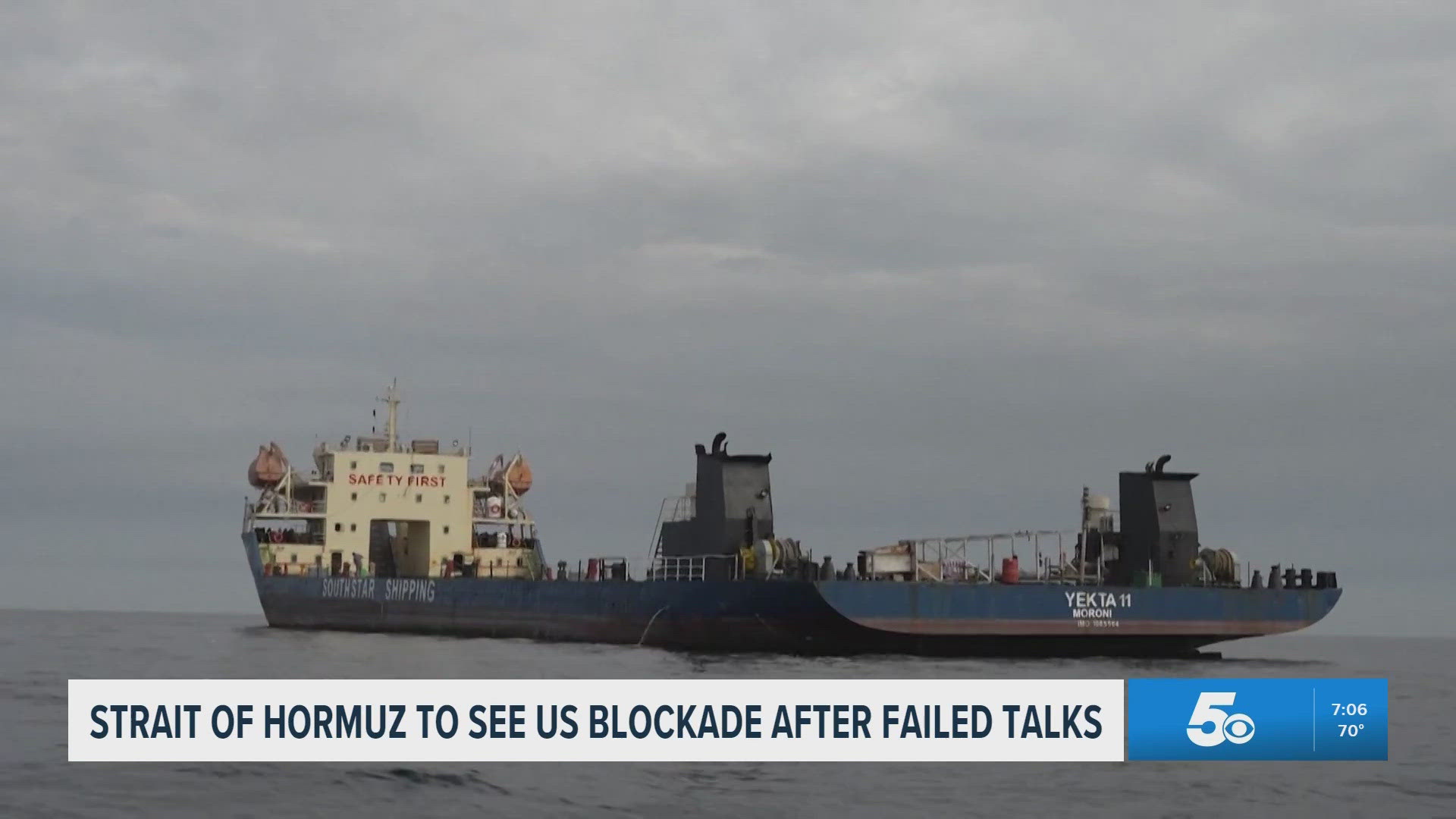 Failed negotiations between US., Iran lead to Strait of Hormuz blockade