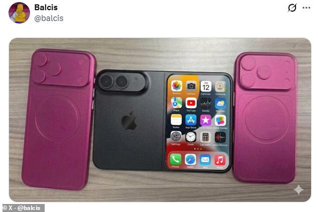 iPhone Fold 'dummy model' leaks on X: Tipster posts what he claims is ...